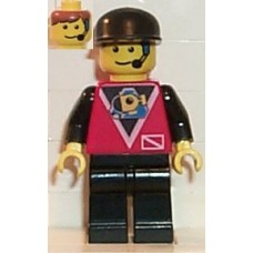 div023 Divers - Control 1, Black Legs, Black Cap 
